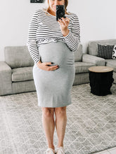Load image into Gallery viewer, Fashion Solid Color Casual Slim Dress for Pregnant Women