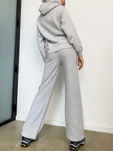 Load image into Gallery viewer, Fashion Casual Hooded Solid Color Two-piece Suit