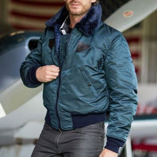 Load image into Gallery viewer, Fur Collar Casual Warm Men's Jacket