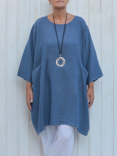 Load image into Gallery viewer, Women's Casual Linen Loose Top