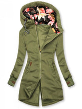 Load image into Gallery viewer, Hooded Ladies Slim Casual Mountaineering Coat