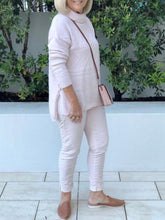 Load image into Gallery viewer, Casual Lapel Loose Solid Color Sweater