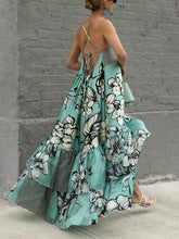 Load image into Gallery viewer, Women's Fashion Printed Halter Strap Dress