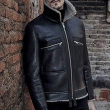 Load image into Gallery viewer, Men's Fashion Retro Casual Plus Velvet Lapel Warm Jacket