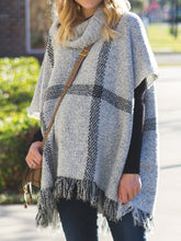 Load image into Gallery viewer, Autumn and Winter Loose High-neck Fringe Trim Maternity Top