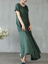 Load image into Gallery viewer, Ladies Fashion Casual Loose Solid Color Dress