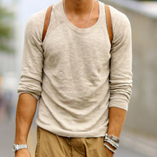 Load image into Gallery viewer, Casual Round Neck Long Sleeve Top