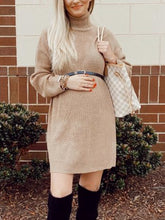 Load image into Gallery viewer, Fashion Casual Comfortable Knitted Solid Color Dress For Pregnant Women