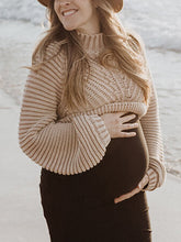 Load image into Gallery viewer, Knitted Loose Sweater Maternity Tops