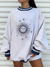 Load image into Gallery viewer, Casual Fashion Round Neck Long Sleeve Loose Sweater
