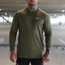 Load image into Gallery viewer, Loose Small Print Long Sleeve Top Men's T-Shirts
