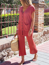 Load image into Gallery viewer, Knitted Loose Sleeveless Buttons Women's Suits