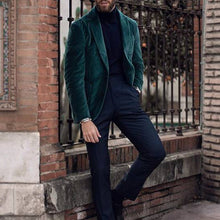Load image into Gallery viewer, Corduroy Slim Fit Suit Men's Coat