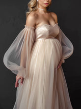 Load image into Gallery viewer, Maternity Gown Dress Chiffon Dress Photography