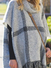 Load image into Gallery viewer, Autumn and Winter Loose High-neck Fringe Trim Maternity Top