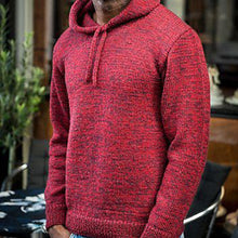 Load image into Gallery viewer, Casual Pure Color Pullover Hoode Sweater For Men