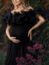 Load image into Gallery viewer, Maternity Elegant Stitching Photography Dress