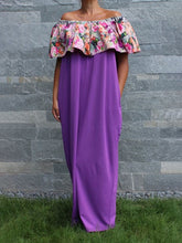 Load image into Gallery viewer, Floral One Shoulder Casual Women's Dress