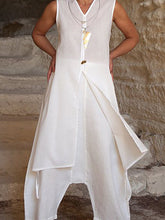 Load image into Gallery viewer, Women's Solid Color Sleeveless Loose Suit