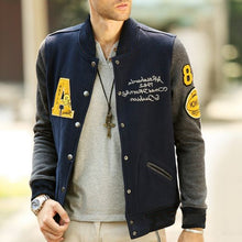 Load image into Gallery viewer, Casual Plus Size Sports Baseball Uniform Men's Coat