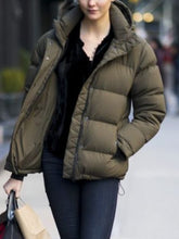 Load image into Gallery viewer, Ladies Fashion Casual Warm Hooded Jacket