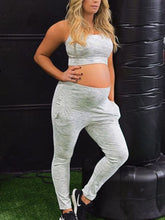 Load image into Gallery viewer, Fitness Printing Casual Running Maternity Set