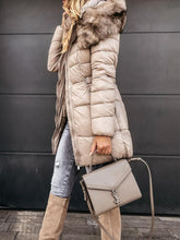Load image into Gallery viewer, Autumn and Winter Fashion Fur Collar Warm Ladies Down