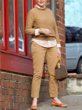 Load image into Gallery viewer, Knitted Crew Neck Sweater Women's Suits