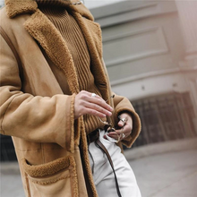 Load image into Gallery viewer, Men's Lapel Solid Color Winter Coats