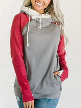 Load image into Gallery viewer, Fall/Winter Casual Contrast Color Hoodies For Women