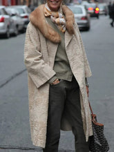 Load image into Gallery viewer, Fur Collar Pure Color Women's Coats