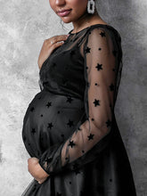 Load image into Gallery viewer, Fashion And Elegant Black Photo Dress For Pregnant Women