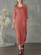 Load image into Gallery viewer, Ladies Fashion Casual Loose Solid Color Dress