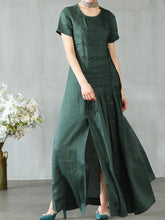 Load image into Gallery viewer, Ladies Fashion Casual Loose Solid Color Dress