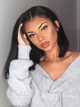 Load image into Gallery viewer, Cute Natural Black Shawl Hair Ladies Wig