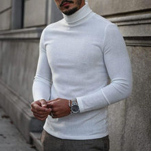 Load image into Gallery viewer, Simple Temperament High Collar Men's Tops