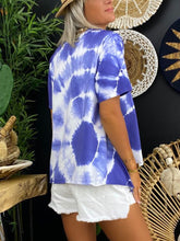 Load image into Gallery viewer, Tie-Dyed Round Neck Cotton Women's Suit