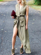 Load image into Gallery viewer, Lapel Simple Occupation Work Women's Dress