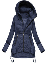 Load image into Gallery viewer, Drawstring Hooded Warm Women's Coats