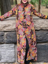 Load image into Gallery viewer, Casual Printing Color Matching Palace Women's Coat