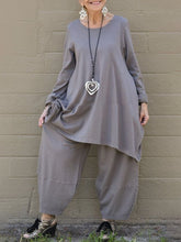 Load image into Gallery viewer, Casual Plus Size Irregular Hem Women's Suits