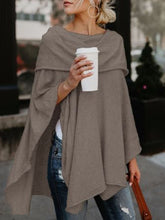 Load image into Gallery viewer, Fashion Women Pure Color Shawl Sweater