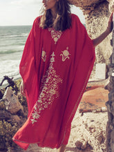 Load image into Gallery viewer, Women's Loose Embroidered Holiday Dress