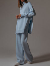 Load image into Gallery viewer, High Neck Knit Loose Women's Suits