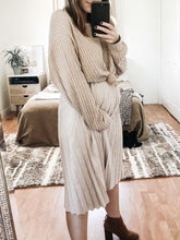 Load image into Gallery viewer, Casual Fall/winter Loose Tops And Skirt Maternity' Suit