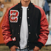 Load image into Gallery viewer, Colorblock Fashion Casual Printed Men's Baseball Uniform Coat