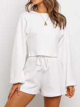 Load image into Gallery viewer, Women's Short Knit Two-piece Fashion Solid Color