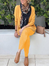 Load image into Gallery viewer, Knitted Long Sleeve Sweater Women's Suits