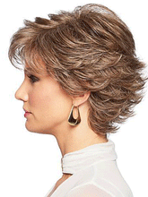 Load image into Gallery viewer, Fashion Oblique Bangs Short Curly Fiber Wig