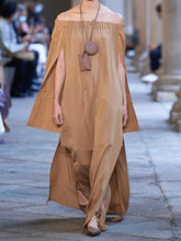 Load image into Gallery viewer, Loose Dress with Off Shoulder and Irregular Cuffs